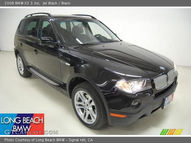2008 BMW X3 3.0si in Jet Black