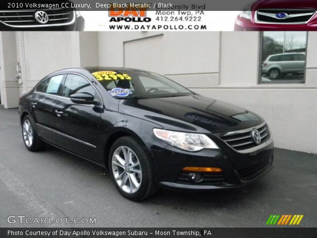 2010 Volkswagen CC Luxury in Deep Black Metallic