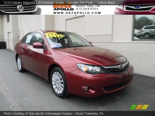 2010 Subaru Impreza 2.5i Premium Sedan in Camellia Red Pearl