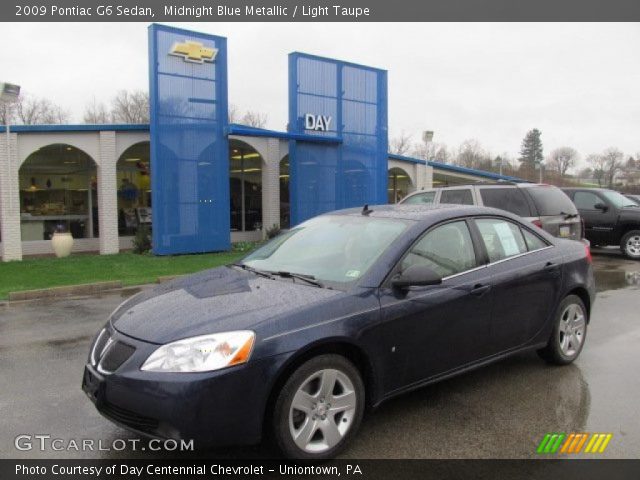 2009 Pontiac G6 Sedan in Midnight Blue Metallic