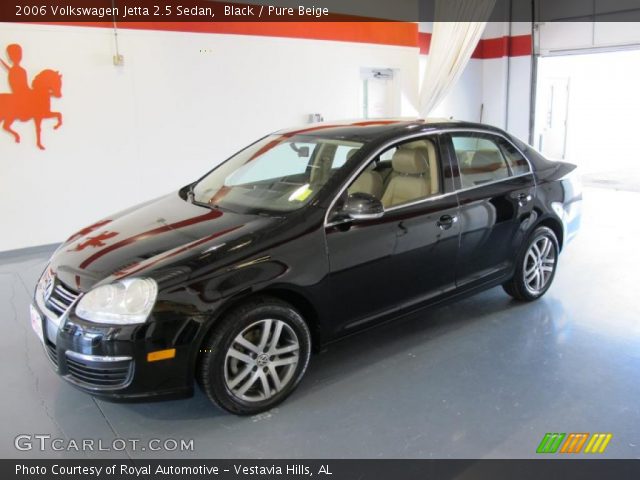 2006 Volkswagen Jetta 2.5 Sedan in Black