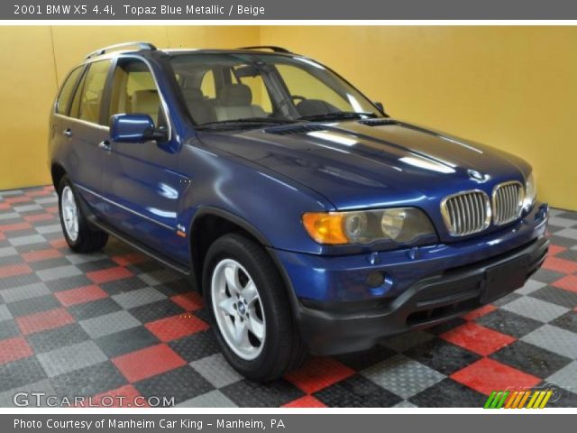 2001 BMW X5 4.4i in Topaz Blue Metallic