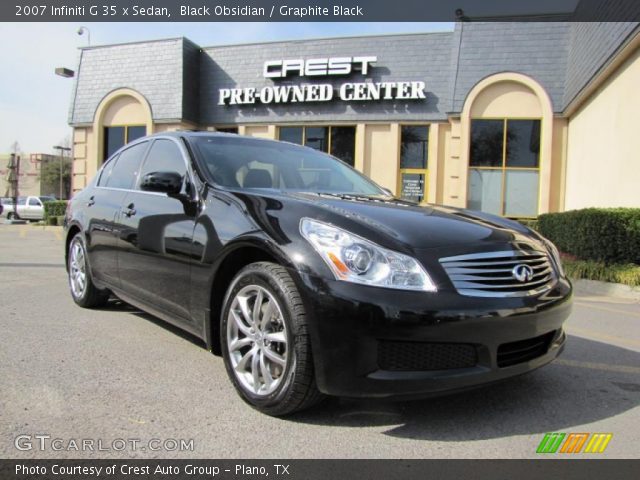 2007 Infiniti G 35 x Sedan in Black Obsidian