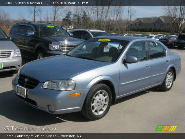 2000 Nissan Maxima GLE in Satin Blue Pearl