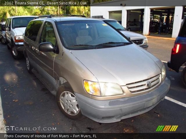 2002 Toyota Sienna CE in Desert Sand Mica