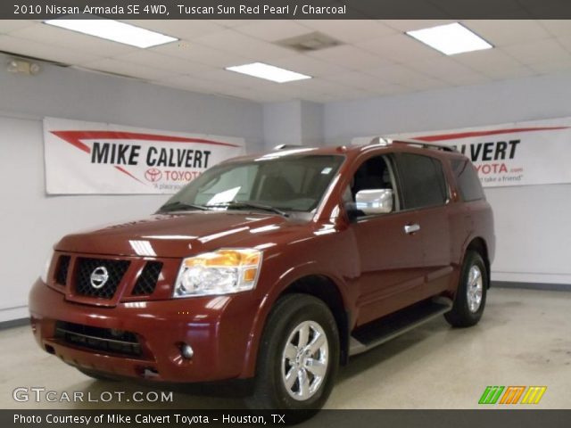 2010 Nissan Armada SE 4WD in Tuscan Sun Red Pearl