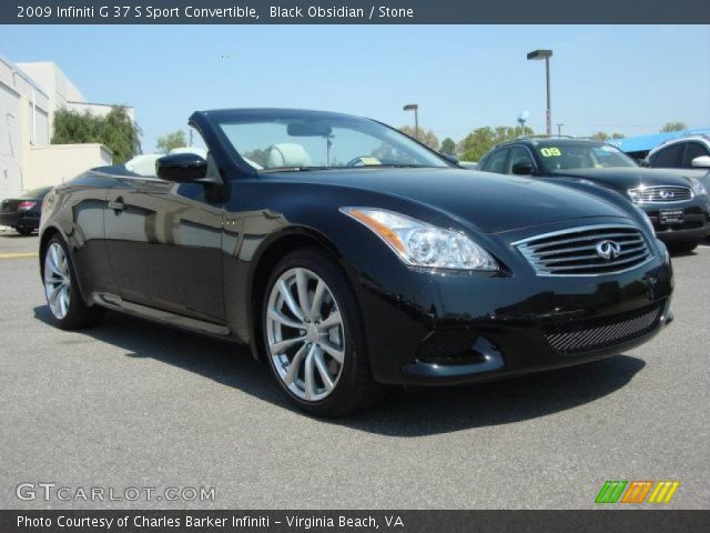 2009 Infiniti G 37 S Sport Convertible in Black Obsidian