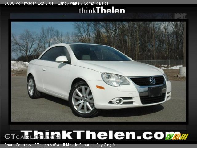 2008 Volkswagen Eos 2.0T in Candy White