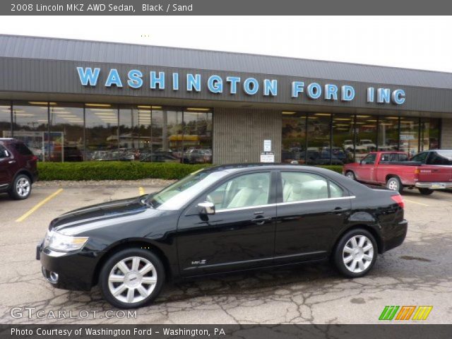 2008 Lincoln MKZ AWD Sedan in Black