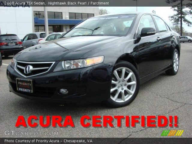 2008 Acura TSX Sedan in Nighthawk Black Pearl