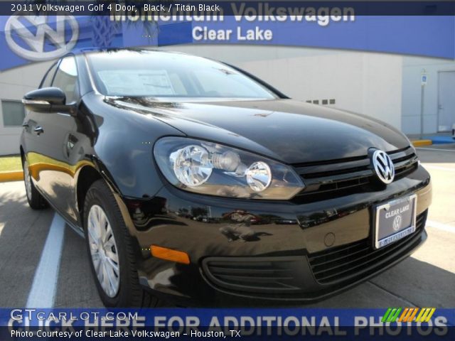 2011 Volkswagen Golf 4 Door in Black