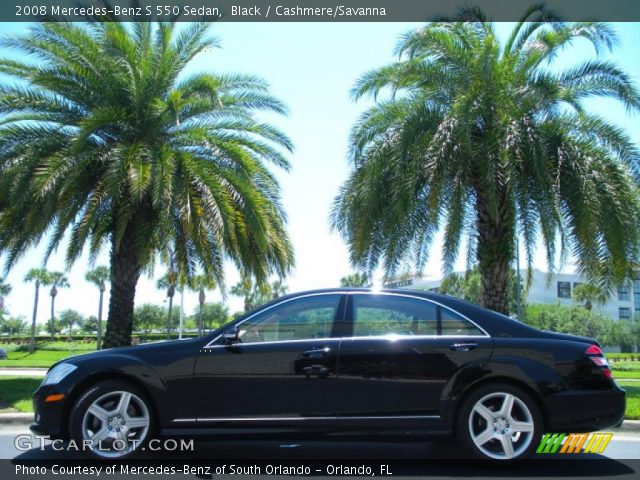 2008 Mercedes-Benz S 550 Sedan in Black