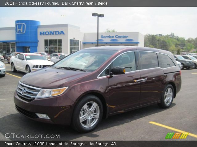 2011 Honda Odyssey Touring in Dark Cherry Pearl