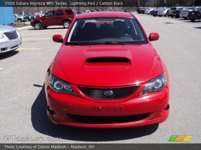 2008 Subaru Impreza WRX Sedan in Lightning Red