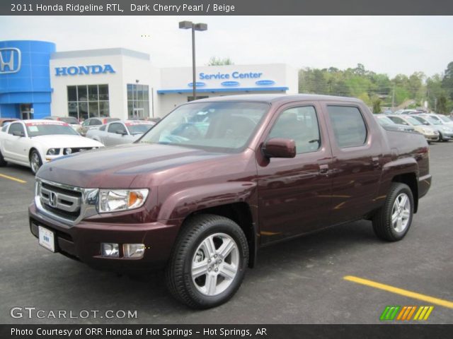 2011 Honda Ridgeline RTL in Dark Cherry Pearl
