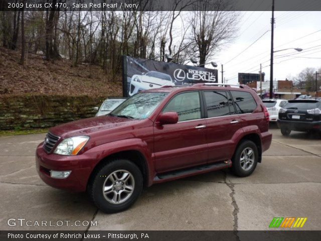 2009 Lexus GX 470 in Salsa Red Pearl