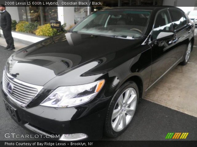 2008 Lexus LS 600h L Hybrid in Obsidian Black