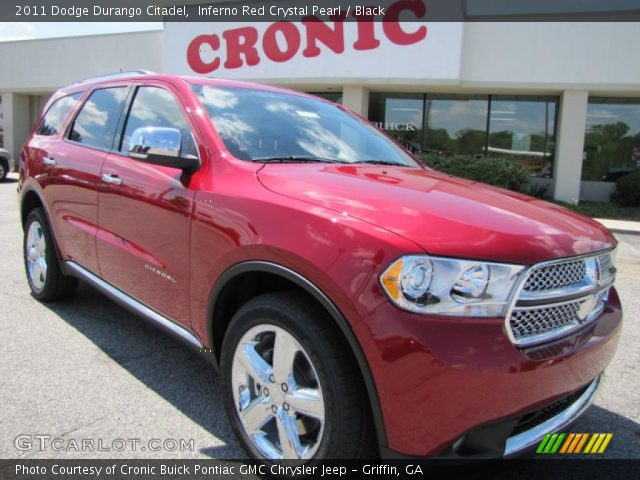 2011 Dodge Durango Citadel in Inferno Red Crystal Pearl