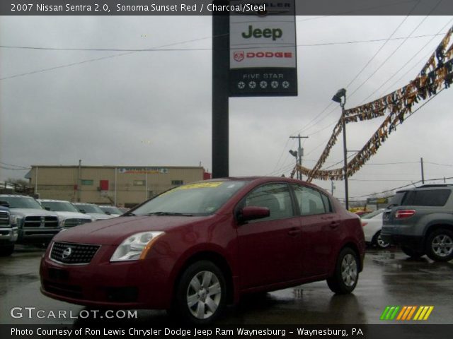 2007 Nissan Sentra 2.0 in Sonoma Sunset Red