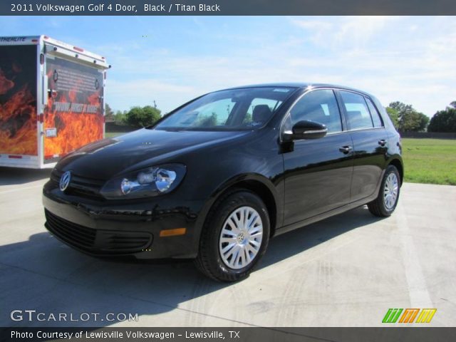 2011 Volkswagen Golf 4 Door in Black