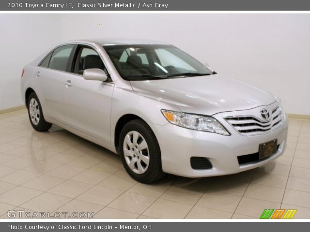 2010 Toyota Camry LE in Classic Silver Metallic