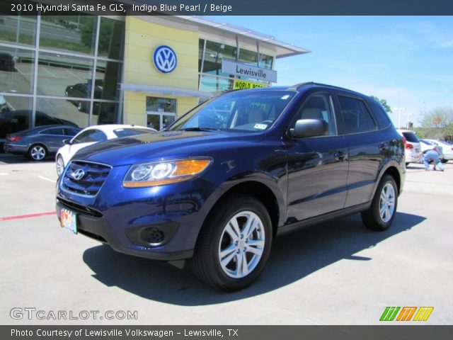 2010 Hyundai Santa Fe GLS in Indigo Blue Pearl