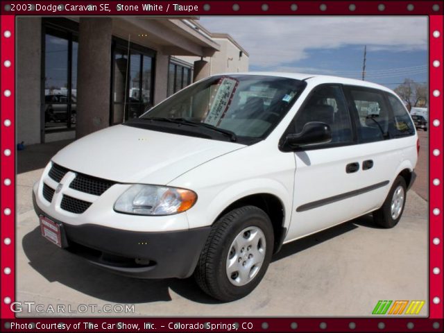 2003 Dodge Caravan SE in Stone White
