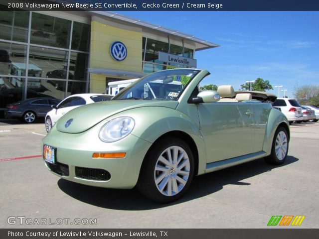 2008 Volkswagen New Beetle SE Convertible in Gecko Green