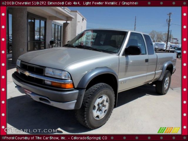 2003 Chevrolet S10 ZR2 Extended Cab 4x4 in Light Pewter Metallic