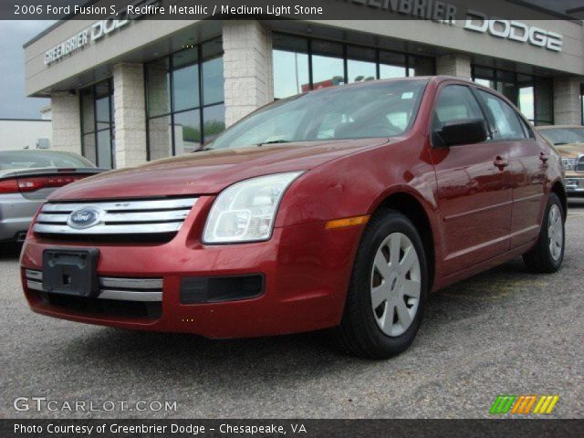 2006 Ford Fusion S in Redfire Metallic