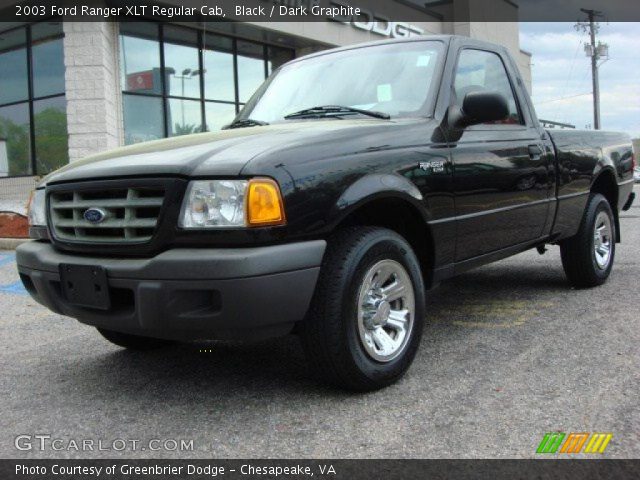 2003 Ford Ranger XLT Regular Cab in Black