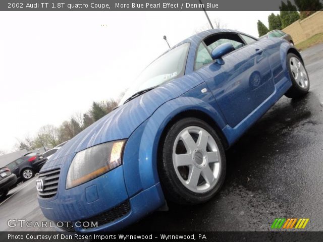 2002 Audi TT 1.8T quattro Coupe in Moro Blue Pearl Effect