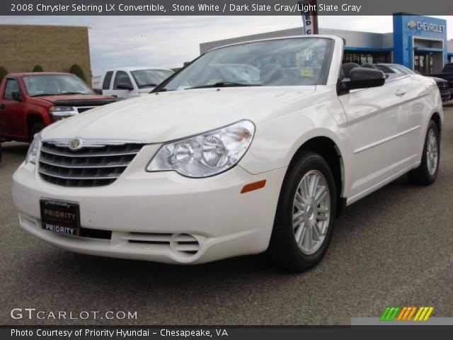 2008 Chrysler Sebring LX Convertible in Stone White