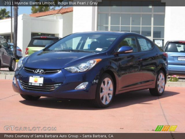 2011 Hyundai Elantra Limited in Indigo Blue Pearl
