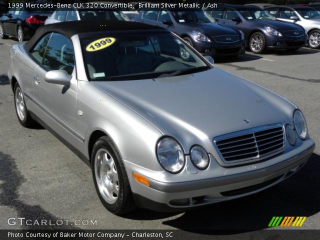 1999 Mercedes-Benz CLK 320 Convertible in Brilliant Silver Metallic