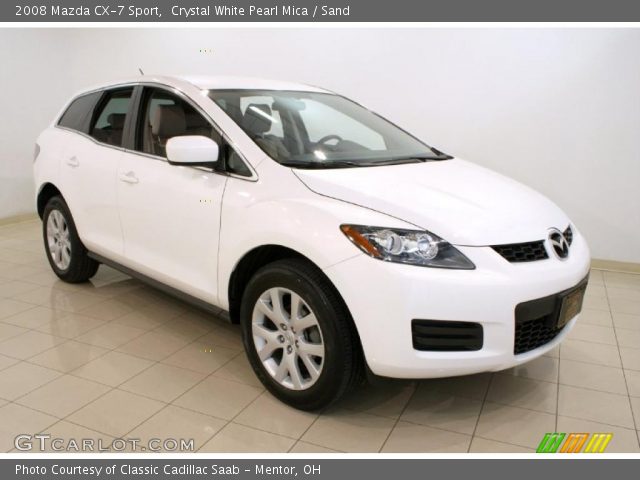 2008 Mazda CX-7 Sport in Crystal White Pearl Mica