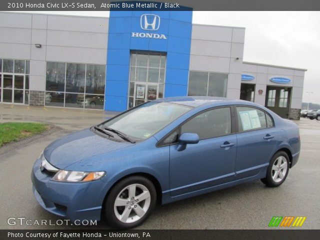 2010 Honda Civic LX-S Sedan in Atomic Blue Metallic
