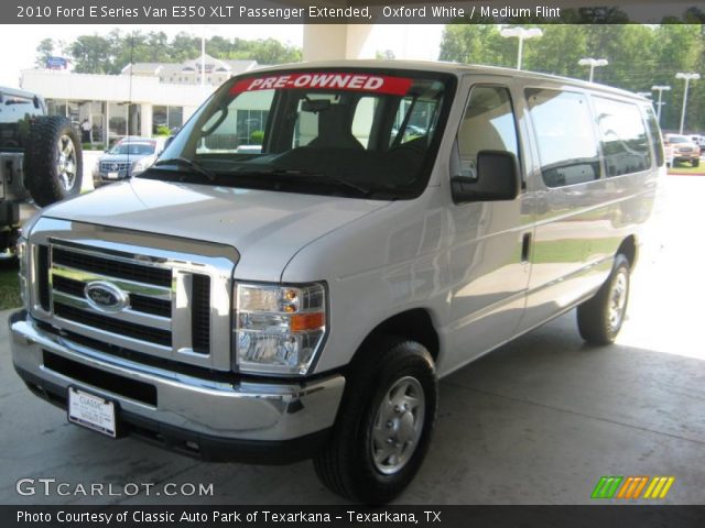 2010 Ford E Series Van E350 XLT Passenger Extended in Oxford White
