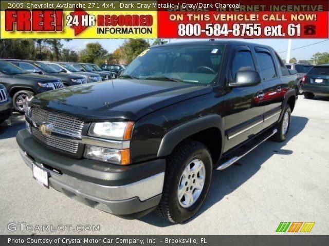 2005 Chevrolet Avalanche Z71 4x4 in Dark Gray Metallic