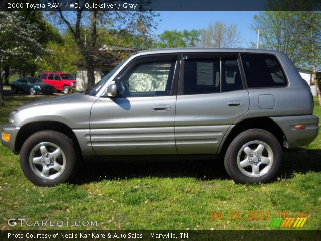 2000 Toyota RAV4 4WD in Quicksilver