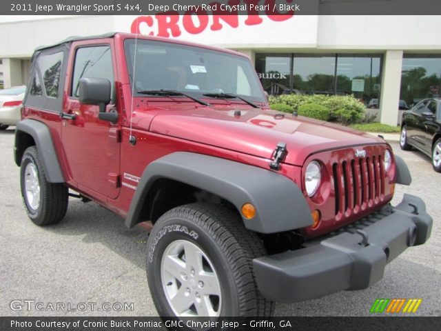 2011 Jeep Wrangler Sport S 4x4 in Deep Cherry Red Crystal Pearl