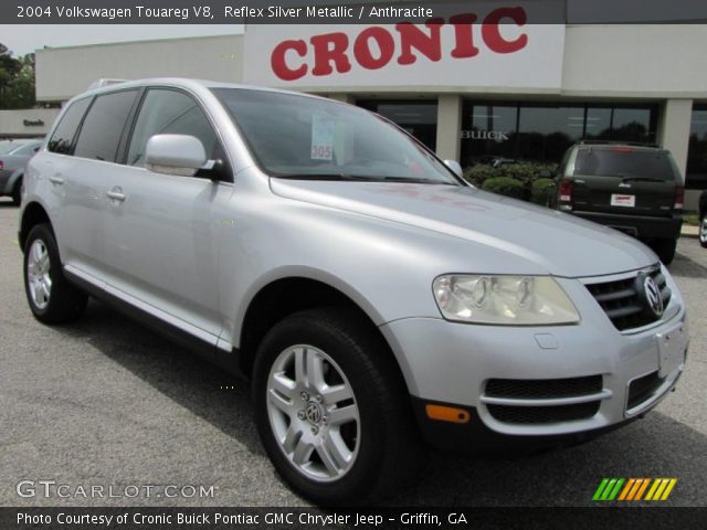 2004 Volkswagen Touareg V8 in Reflex Silver Metallic