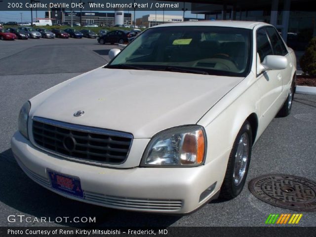2002 Cadillac DeVille DHS in White Diamond Pearl
