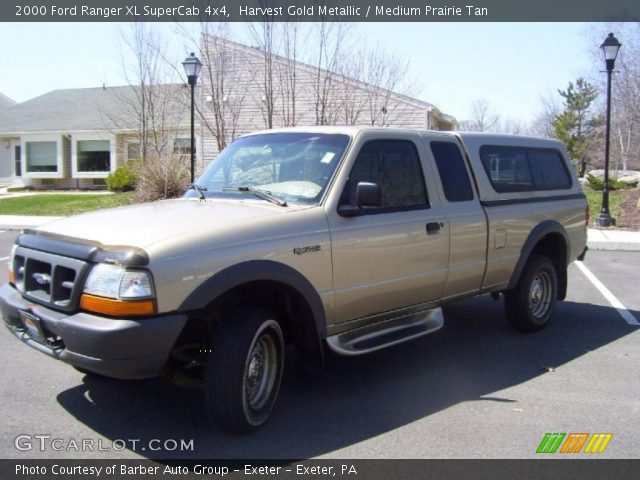 2000 Ford Ranger XL SuperCab 4x4 in Harvest Gold Metallic
