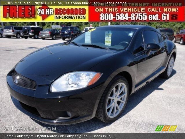 2009 Mitsubishi Eclipse GT Coupe in Kalapana Black Satin
