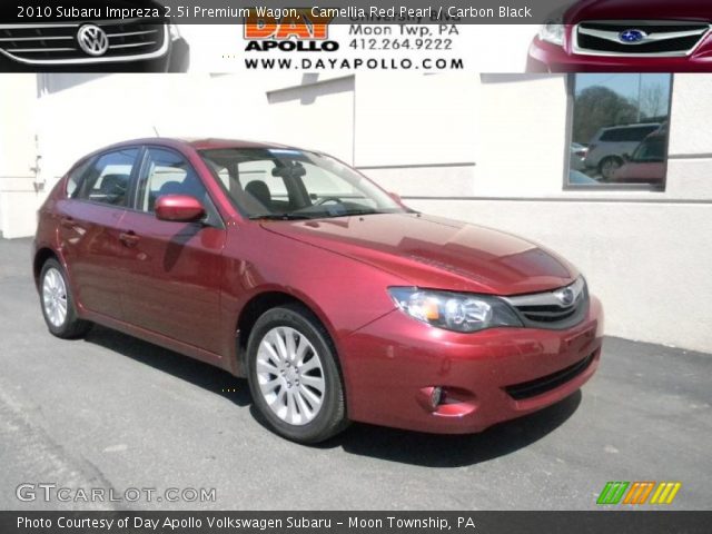 2010 Subaru Impreza 2.5i Premium Wagon in Camellia Red Pearl