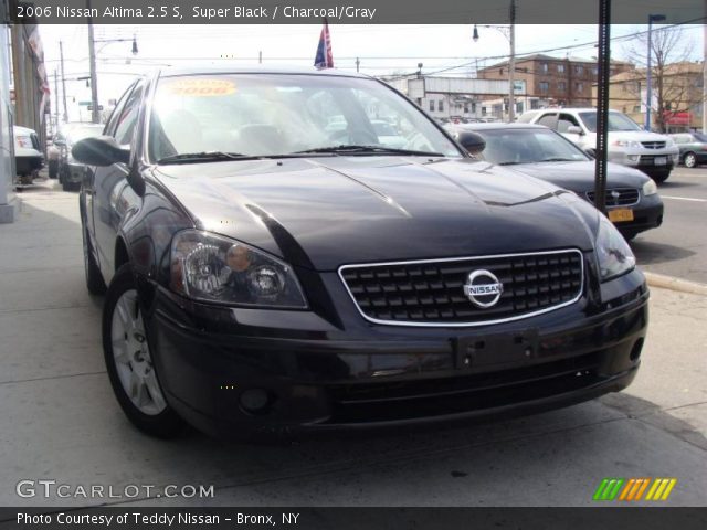 2006 Nissan Altima 2.5 S in Super Black