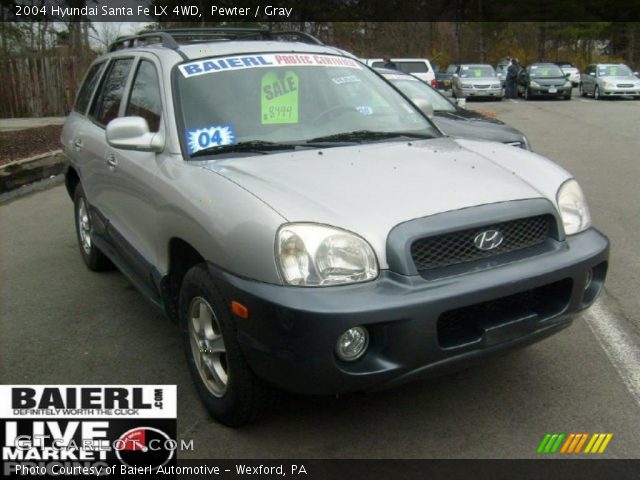 2004 Hyundai Santa Fe LX 4WD in Pewter