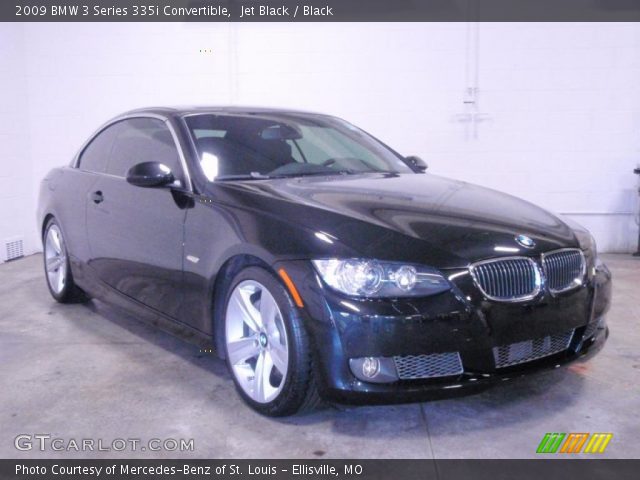 2009 BMW 3 Series 335i Convertible in Jet Black