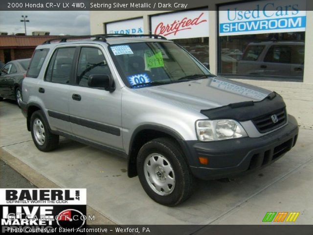2000 Honda CR-V LX 4WD in Sebring Silver Metallic